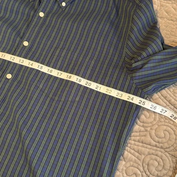 J. Crew Performance Shirt in Blue and Green - Picture 8 of 13